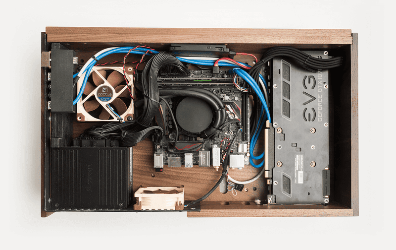 Illustration for article titled This Wooden Box Is A Gaming PC